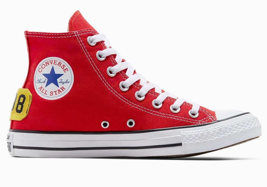 Converse Chuck Taylor All Star Campus Unisexe Baskets Montantes Rouge Vif