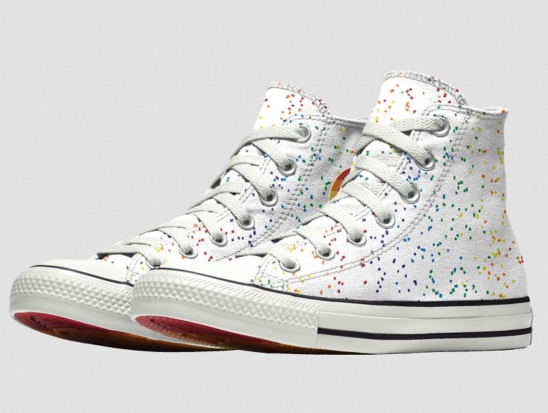 Converse Custom Chuck Taylor All Star Pride By You Unisexe Baskets Montantes