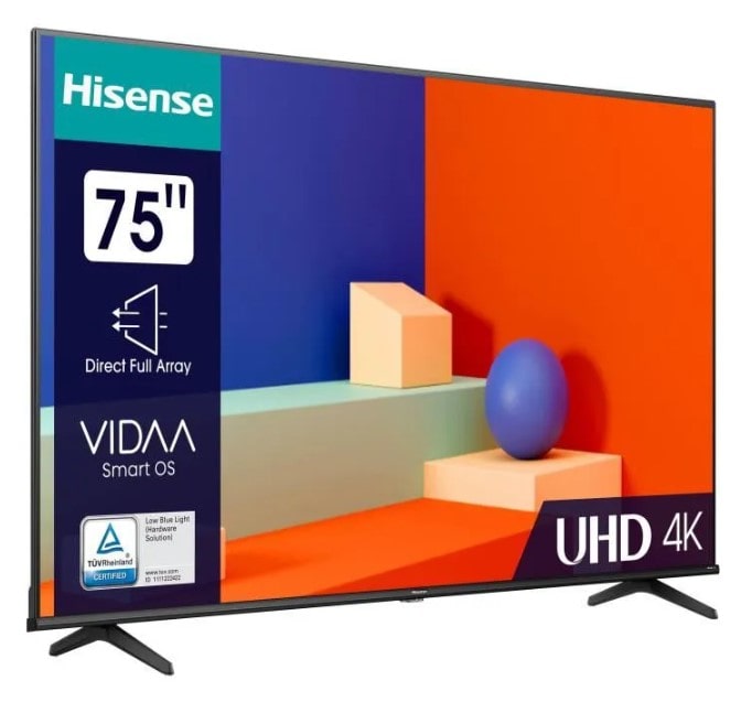 TV HISENSE 75A6K 189 cm UHD 4K SMART TV