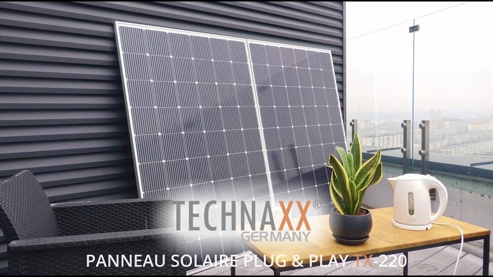 Panneau solaire TECHNAXX TX-220 Plug & Play 600w
