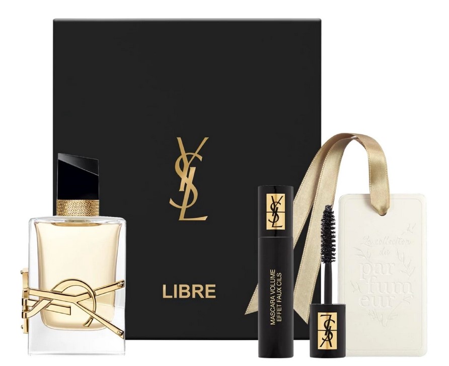 Yves Saint Laurent LIBRE Coffret eau de parfum + miniature maquillage + céramique à parfumer