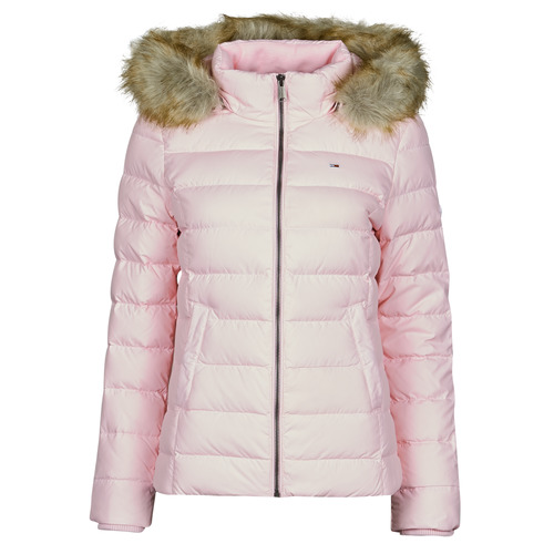 Tommy Jeans TJW BASIC HOODED DOWN JACKET Rose