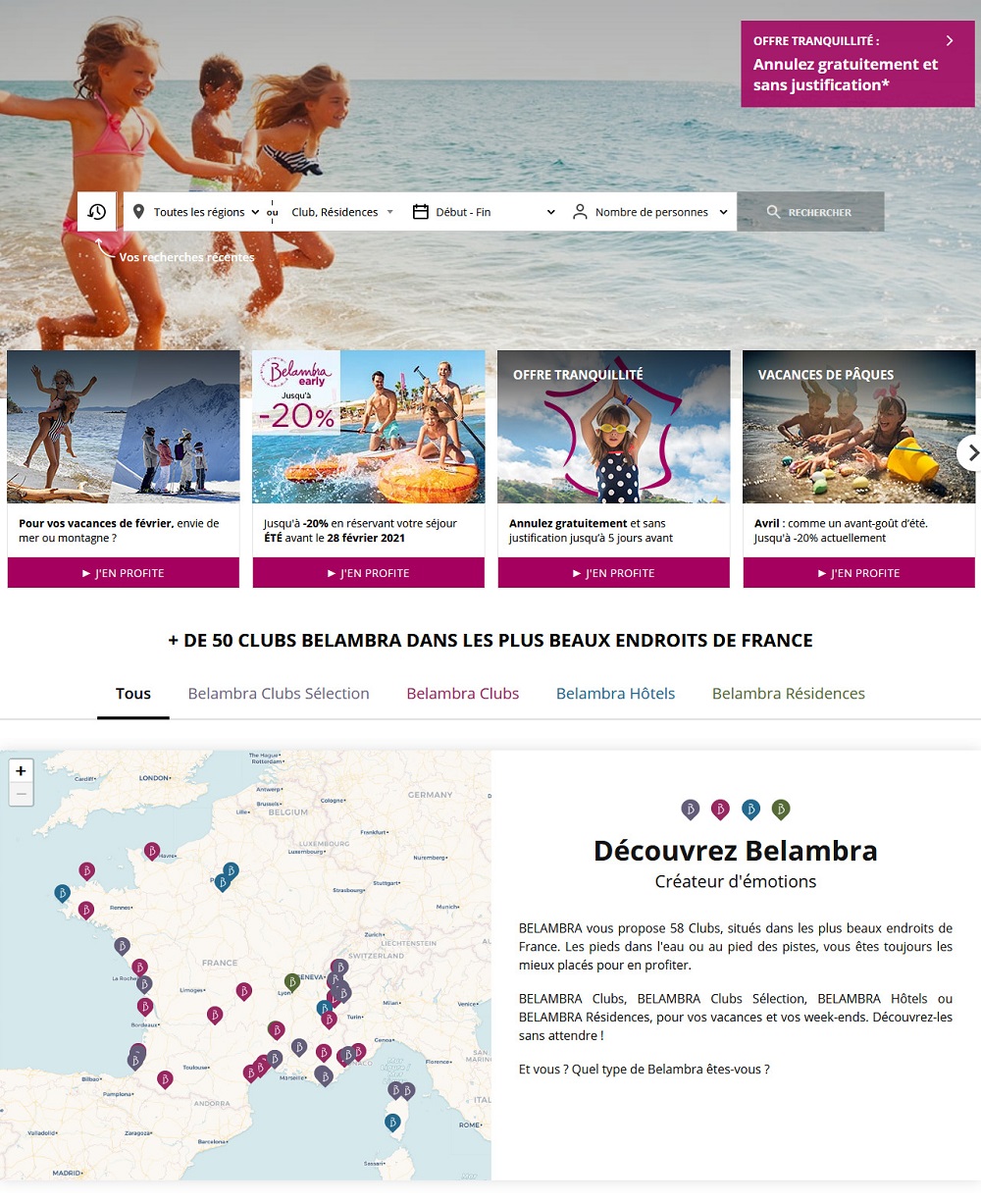 Belambra VVF Location Vacances France
