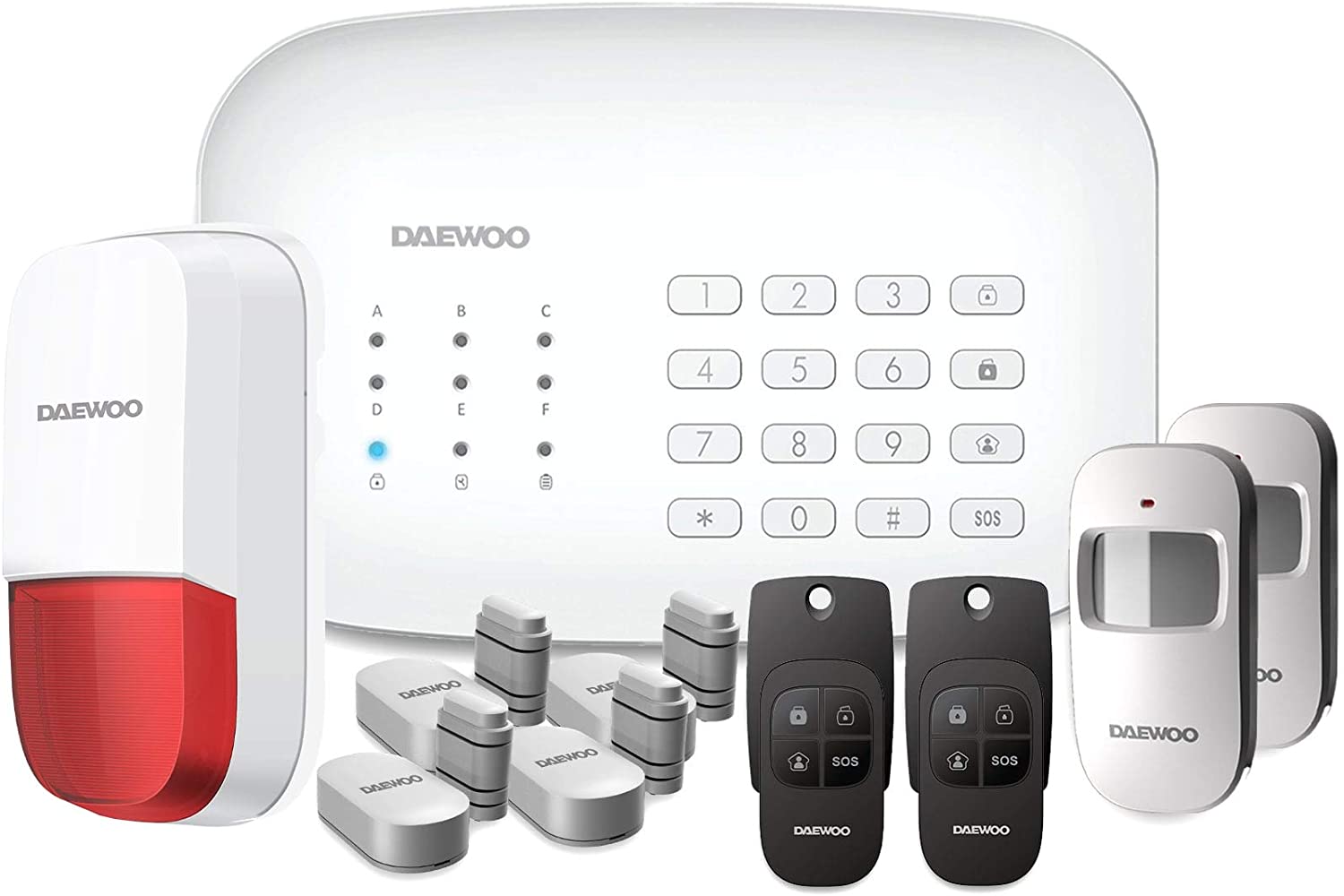 DAEWOO Pack alarme SA502 connecté