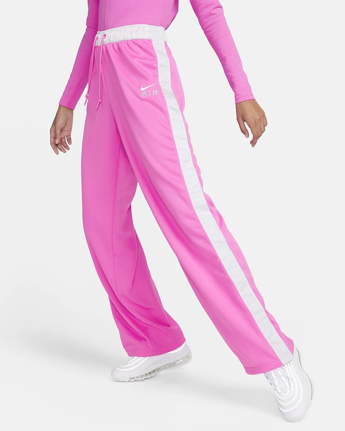 Nike Air Pantalon de survêtement taille mi-haute Playful Pink/Poudre de photons
