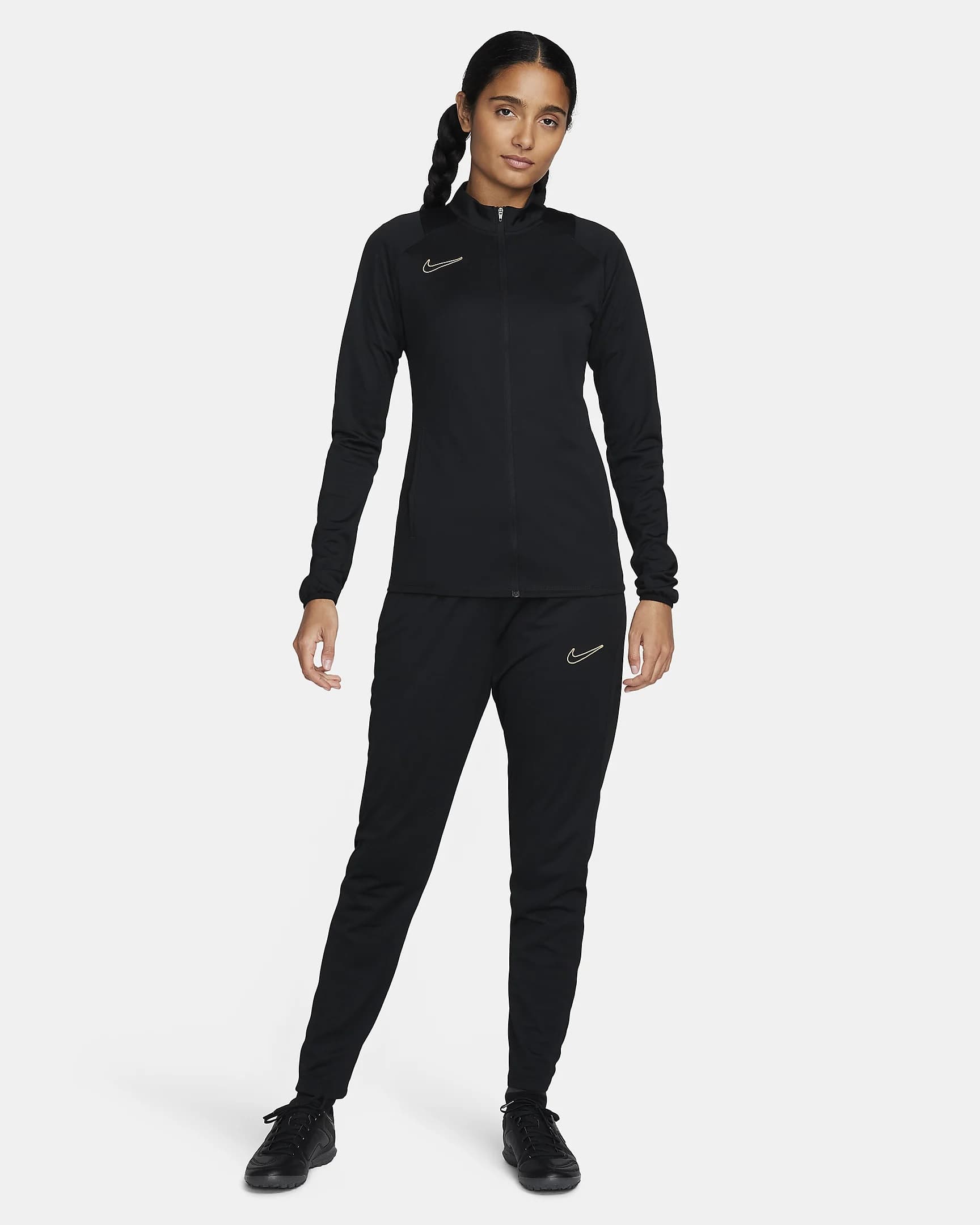Nike Dri-FIT Academy Survêtement Noir/Or métallique - Survêtement Femme Nike