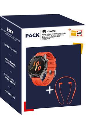 Montre Connectée pas cher - Le pack Huawei Watch GT Active + écouteur FreeLace à 200 Euros