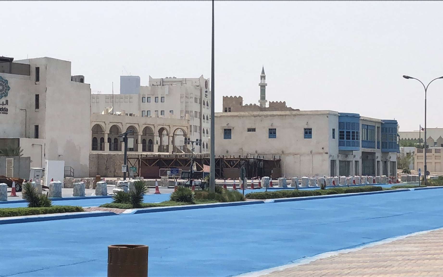 Science décalée : Doha repeint ses routes en bleu pour lutter contre la chaleur
