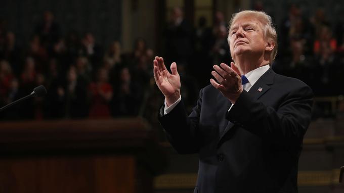 Donald Trump défend sa «juste mission» devant le Congrès - Le Figaro