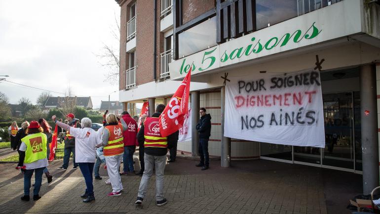 Grève inédite dans les maisons de retraite - Le Figaro