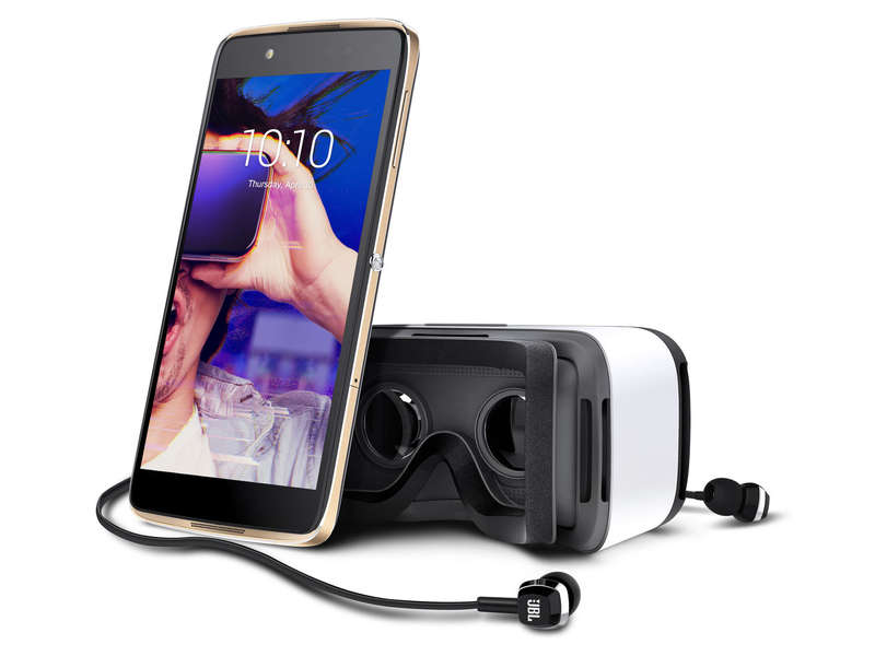 Smartphone 5.2 '' Octo core ALCATEL IDOL 4 GOLD + CASQUE VR 