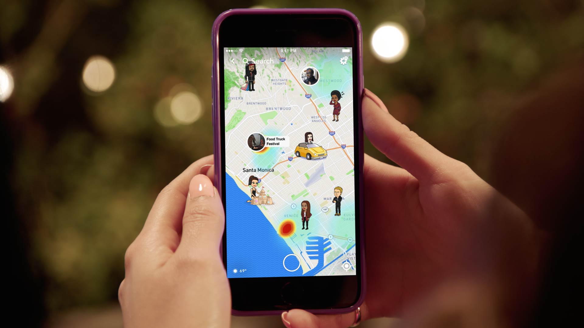 Snap Map permet de localiser ses contacts Snapchat