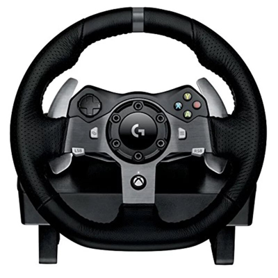 Volant Jeu Vidéo pas cher - Volant à retour de force avec pédalier Logitech G920 pour Xbox One et PC à 181 €