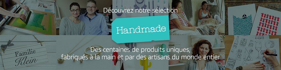 Handmade : Amazon lance en Europe son portail pour produits faits main