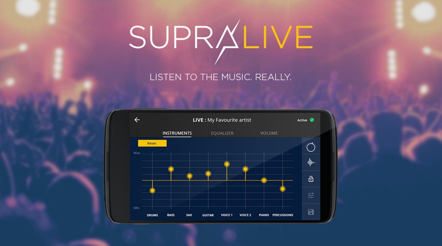 Supralive, une écoute personnalisée et interactive des concerts