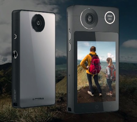 Holo 360 : photo et vidéo à 360° articulées autour d'un smartphone