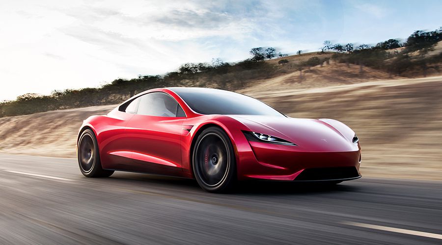 Tesla Roadster : 400 km/h et 1000 km d'autonomie