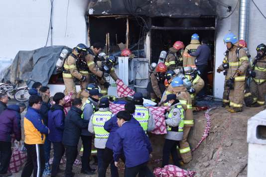 Un incendie meurtrier ravage un hôpital en Corée du Sud - Le Monde