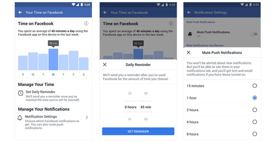 Des outils pour contrôler le temps passé sur Facebook et Instagram