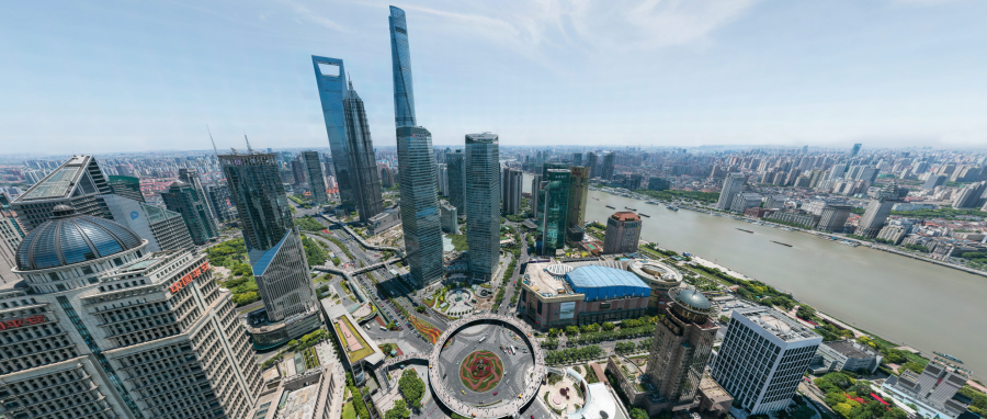 Une vue à 360° de Shanghai avec 195 milliards de pixels