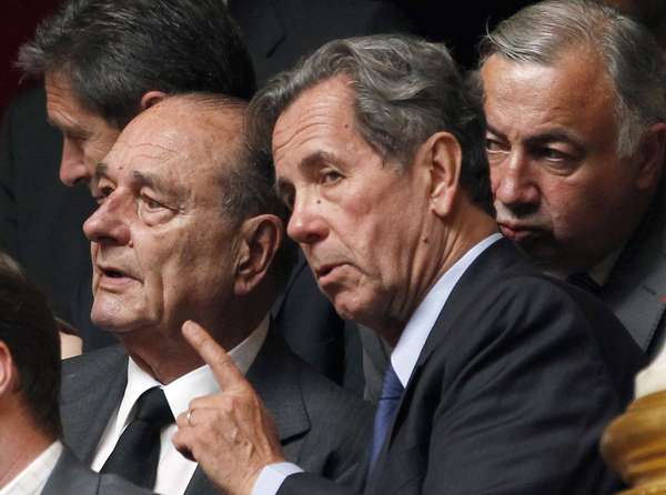 Jean-Louis Debré et Jacques Chirac, amis pour la vie