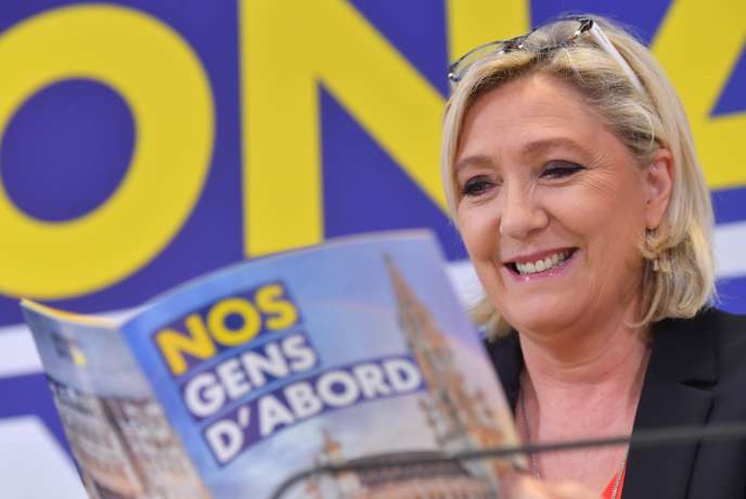A Bruxelles, Marine Le Pen en campagne avec le parti d’extrême droite flamand Vlaams Belang