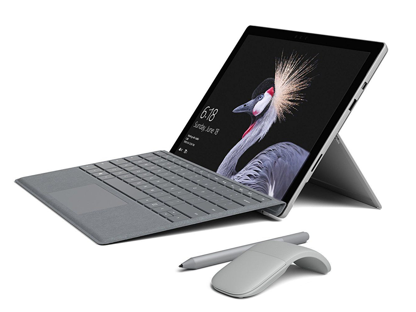 Tablette pas cher -  Le pack Surface Pro 6 + Type Cover + stylet + souris Arc à 1200 €