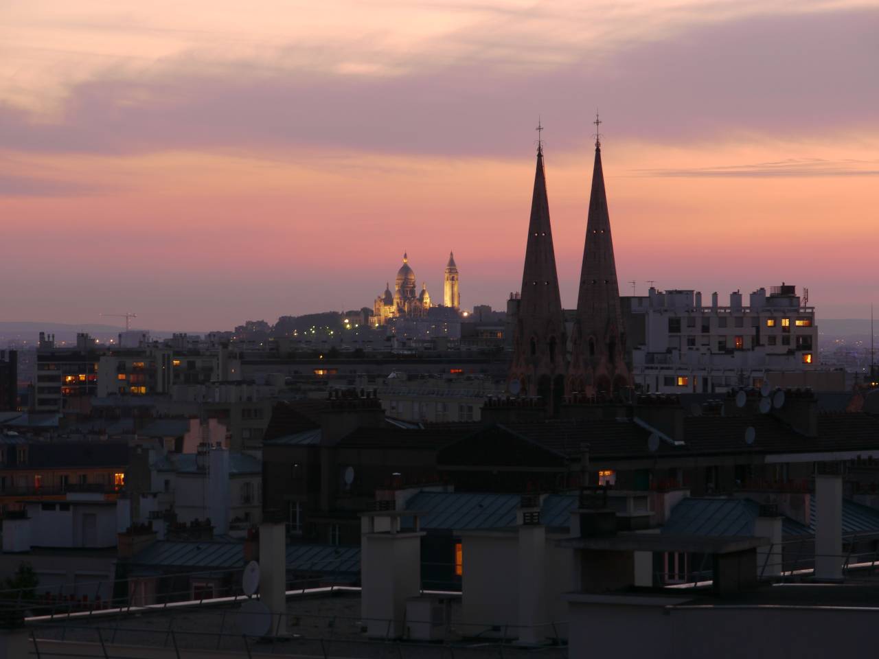 Location Studio avec vue panoramique sur Paris