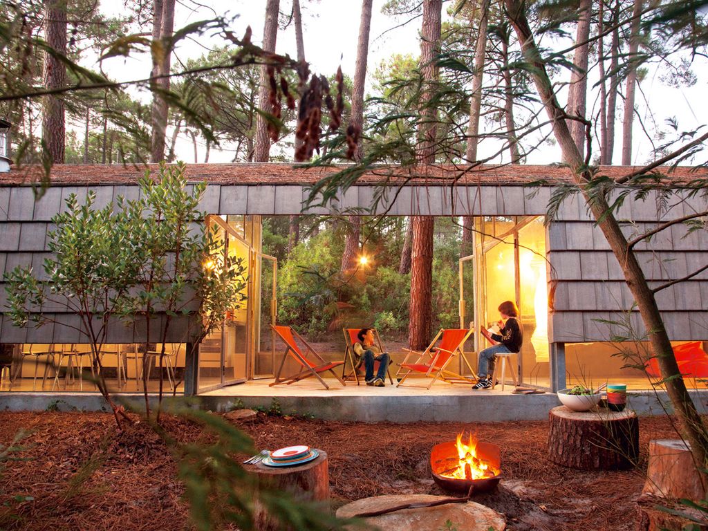 Abritel Location Vacances Lacanau - Maison d'architecte au milieu des pins