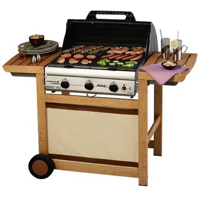 Barbecue Gaz CAMPINGAZ ADELAIDE 3 WOODY L - Barbecue Mistergooddeal