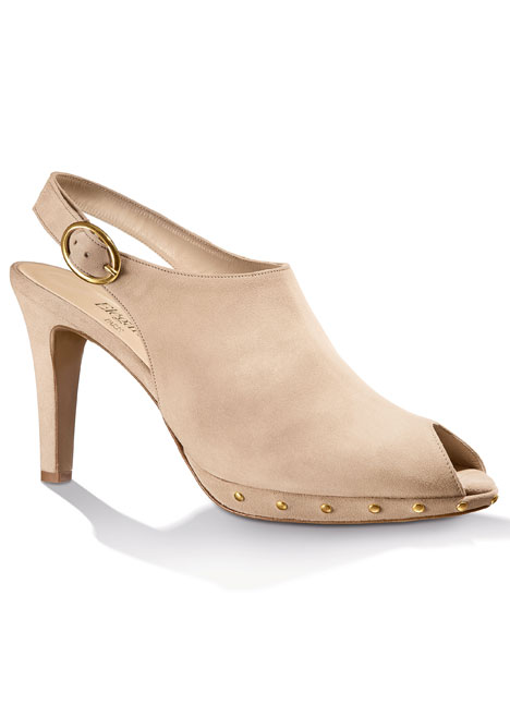 Sandales montantes beige sable Elégance Prix 175 Euros - Boutique Elegance Paris 