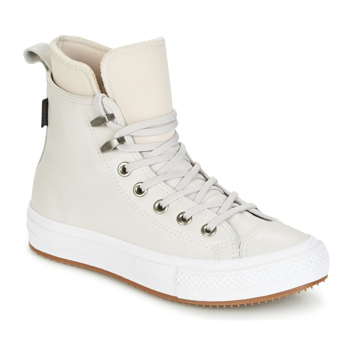Converse CHUCK TAYLOR WP BOOT WP LEATHER HI PALE PUTTY/PALE PUTTY/WHITE Rose / Blanc