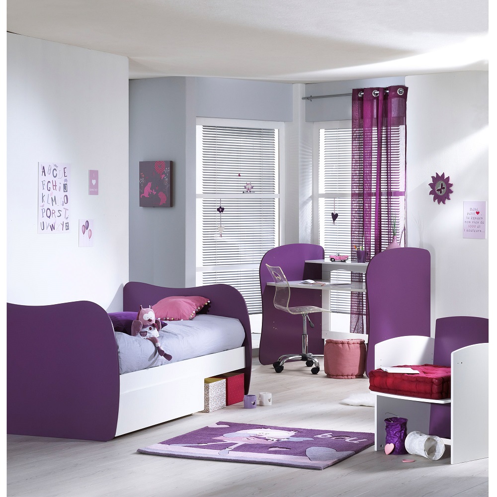 Pop Lit de chambre transformable 60x120 Violette de Sauthon Easy