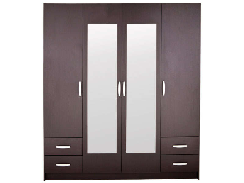 Armoire Conforama - Armoire 4 portes + 4 tiroirs SPOT 25
