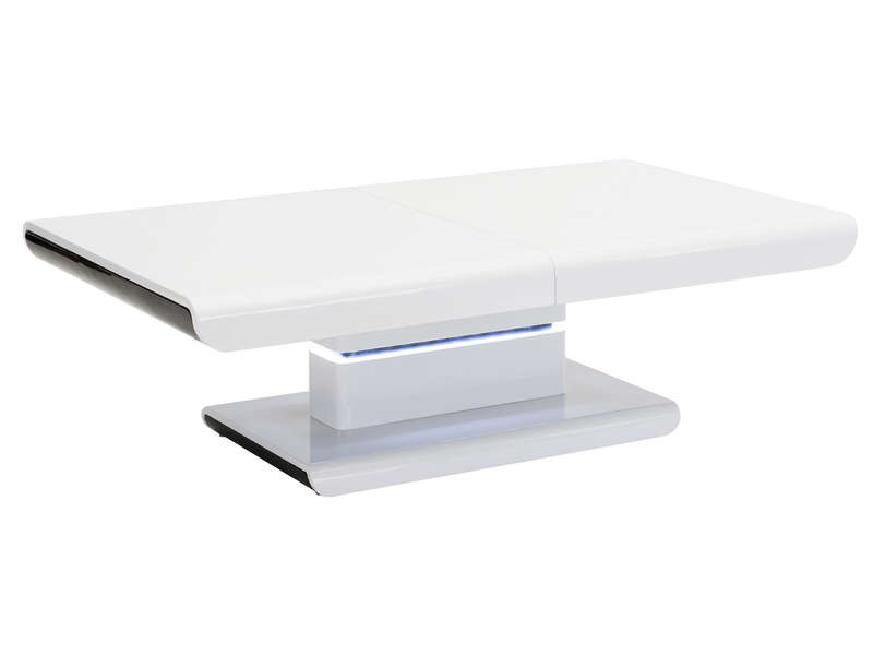 Table basse LIGHT coloris blanc - Table basse Conforama