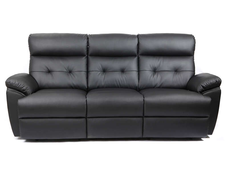 Canapé d'angle fixe 4 places LIAM coloris gris