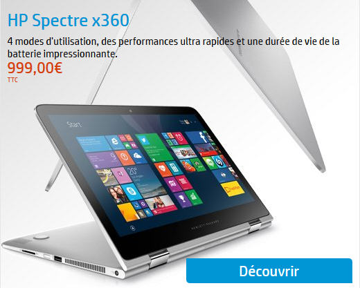 HP Spectre x360 13-4000nf - Pc Portable HP 
