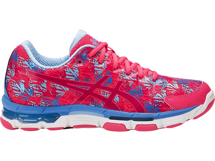 Asics GEL-Netburner Professional 13 Rouge Red/Cosmo Pink/Airy Blue 