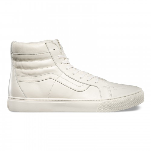 Vans Chaussures Sk8-Hi Cup CA (Leather) Whisper White, Baskets Femme Vans