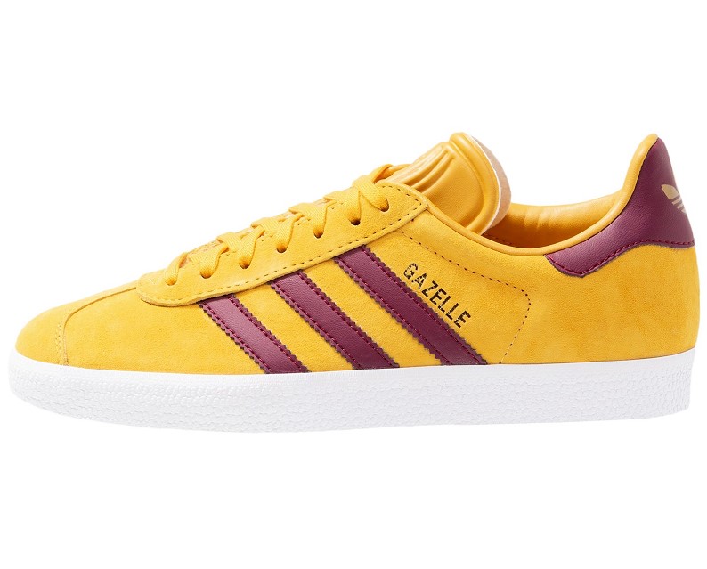 Adidas Originals GAZELLE EXCLUSIVE Baskets basses ray yellow/cherry wood/footwear white