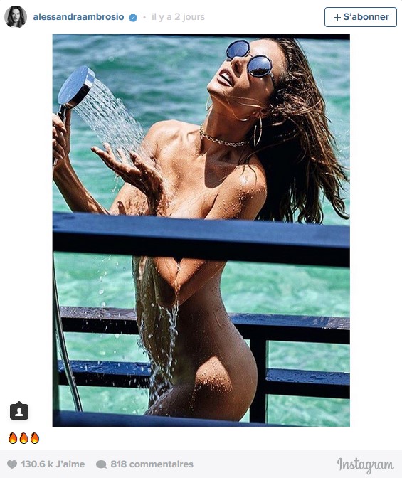 PHOTOS Alessandra Ambrosio entièrement nue, elle veut faire monter la température sur Instagram
