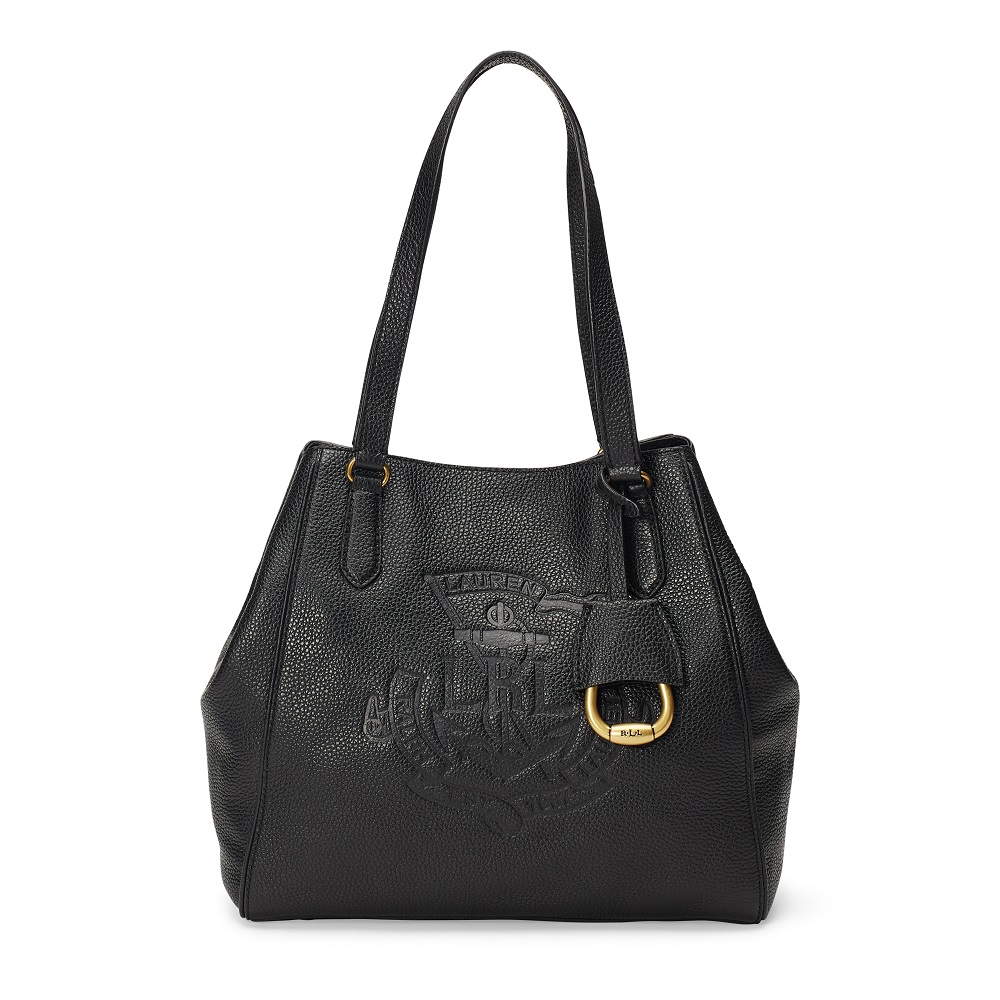 Cabas Anchor Leather Tote Ralph Lauren