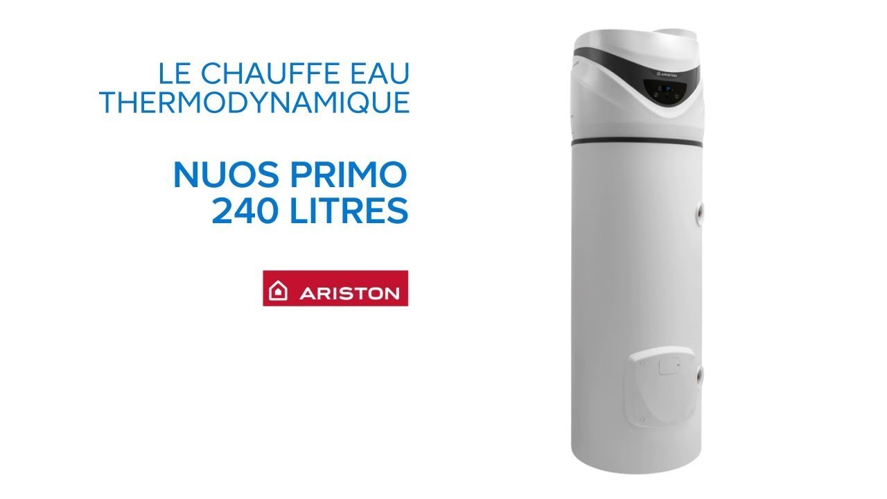 Chauffe-eau thermodynamique monobloc Nuos primo 240 HC