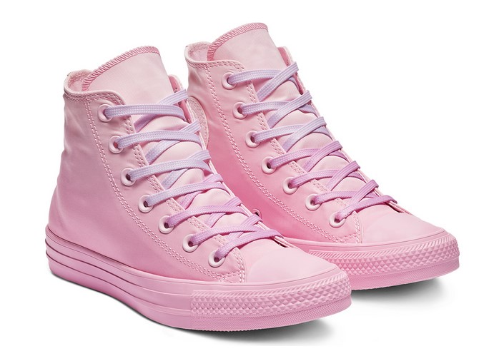 Converse Chuck Taylor All Star Dip Dye High Top pink foam/pink rise/pink rise pour Femme