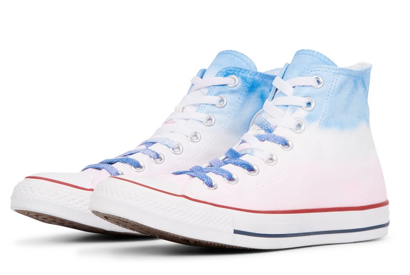 Converse Chuck Taylor All Star Dip Dye High Top cobalt pink dip dyed/white / Style pour Femme