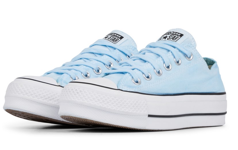 Converse Chuck Taylor All Star Lift Low Top wash l blue dyed/white / Style