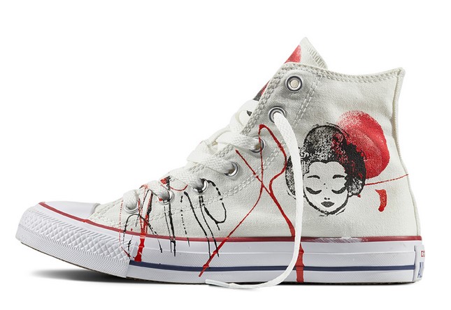 Converse Chuck Taylor All Star Handpainted pour Femme