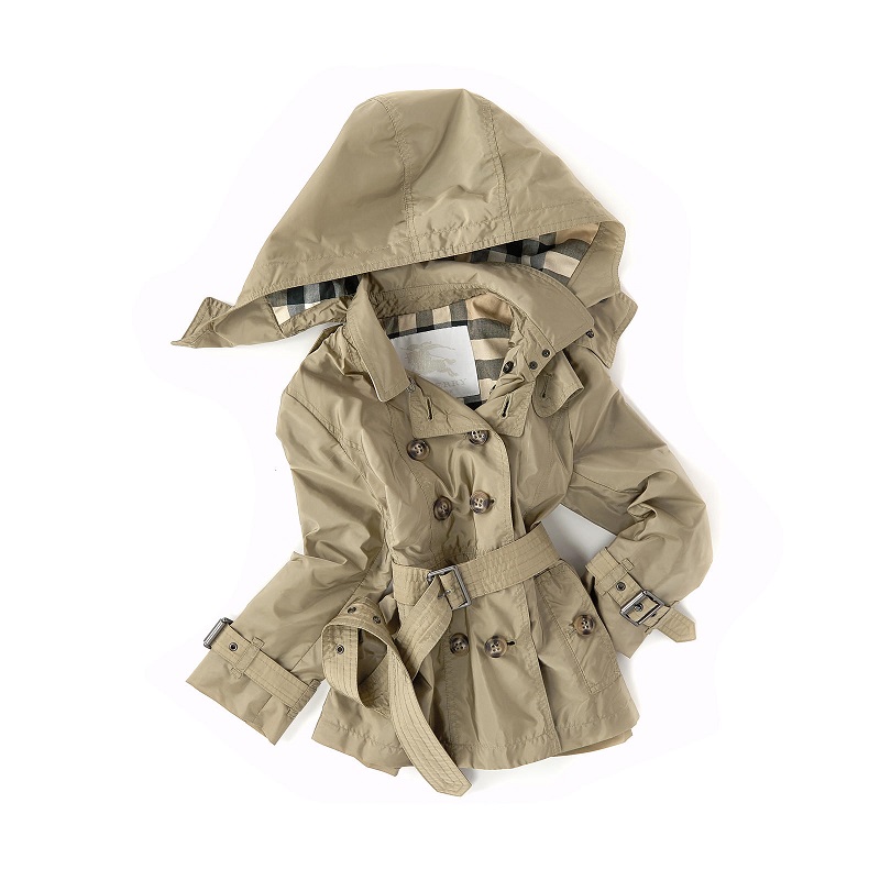 Trench Fille Capuche amovible Burberry