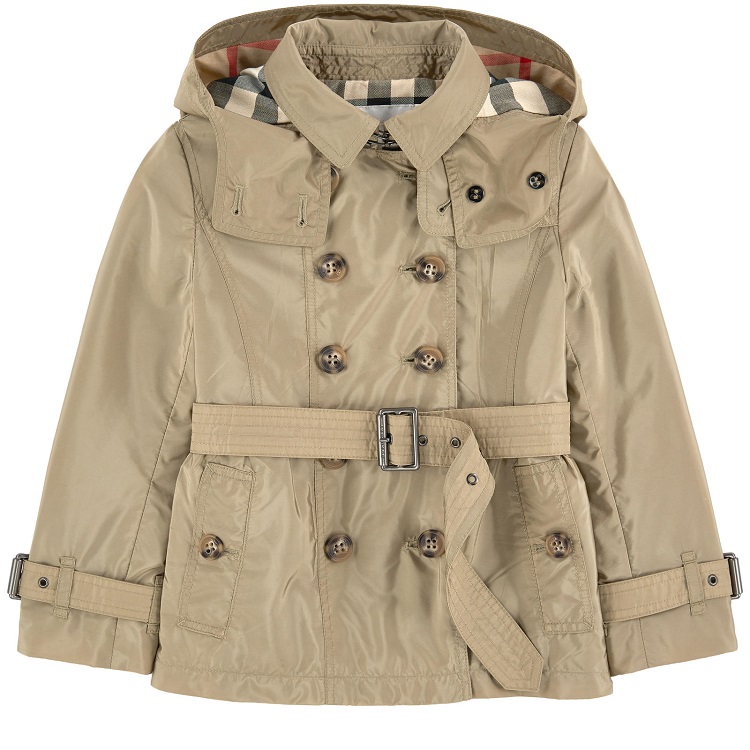 Trench Fille Capuche amovible Burberry