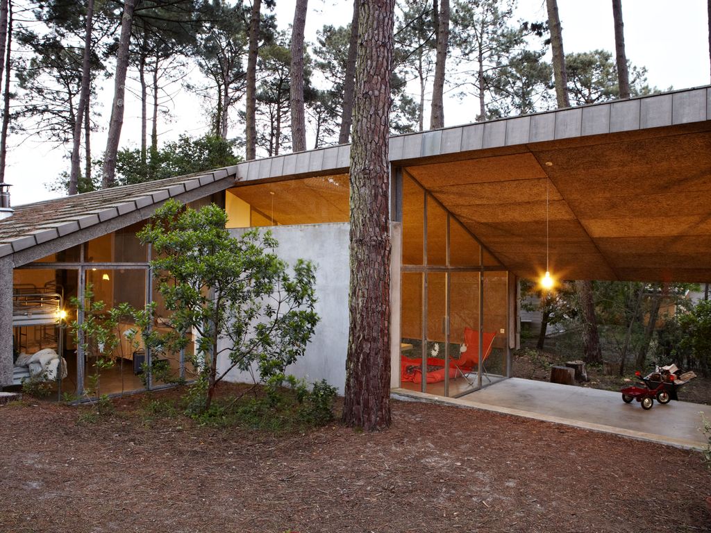 Abritel Location Vacances Lacanau - Maison d'architecte au milieu 